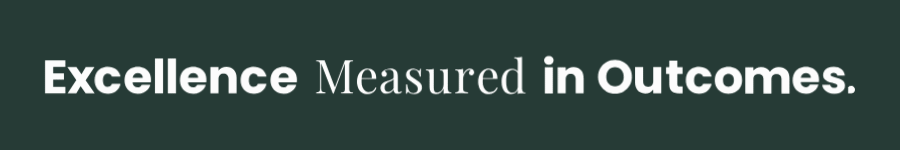 Excellence Measured in Outcomes.